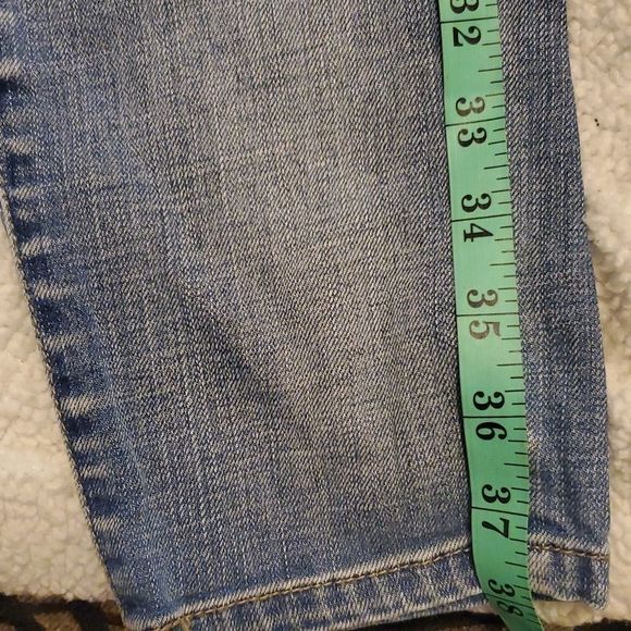 - ONLY JEANS light wash skinny studded jeans - Picture 7 of 9